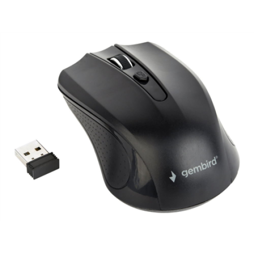Gembird , Mouse , MUSW-4B-04 , Standard , Wireless , Black