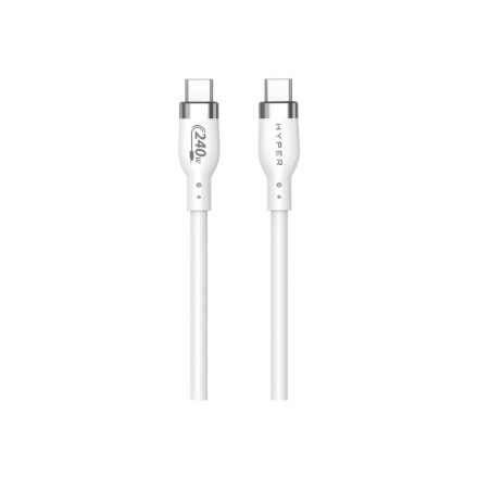 Hyper , 1M Silicone 240W USB-C Charging Cable , USB-C to USB-C