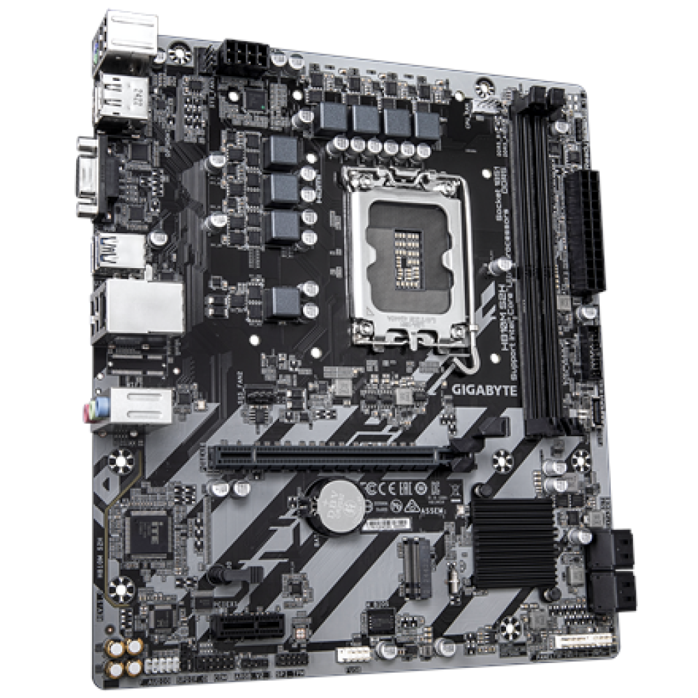 Gigabyte H810M S2H , Processor family Intel , Processor socket LGA1851 , DDR5 , Supported hard disk drive interfaces M.2, SATA , Number of SATA connectors 4