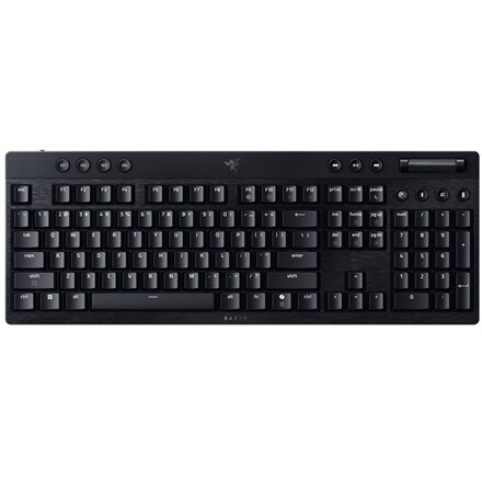 Razer , BlackWidow V4 Low-profile HyperSpeed , Gaming Keyboard , Wireless , US , Yellow Linear