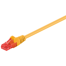 Goobay CAT 6, U/UTP , Patch cord , Yellow