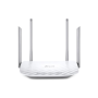 Archer C50 Router , Archer C50 , 802.11ac , 300+867 Mbit/s , 10/100 Mbit/s , Ethernet LAN (RJ-45) ports 4 , Mesh Support No , MU-MiMO No , No mobile broadband , Antenna type 2xExternal