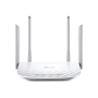 Router , Archer C50 , 802.11ac , 300+867 Mbit/s , 10/100 Mbit/s , Ethernet LAN (RJ-45) ports 4 , Mesh Support No , MU-MiMO No , No mobile broadband , Antenna type 2xExternal