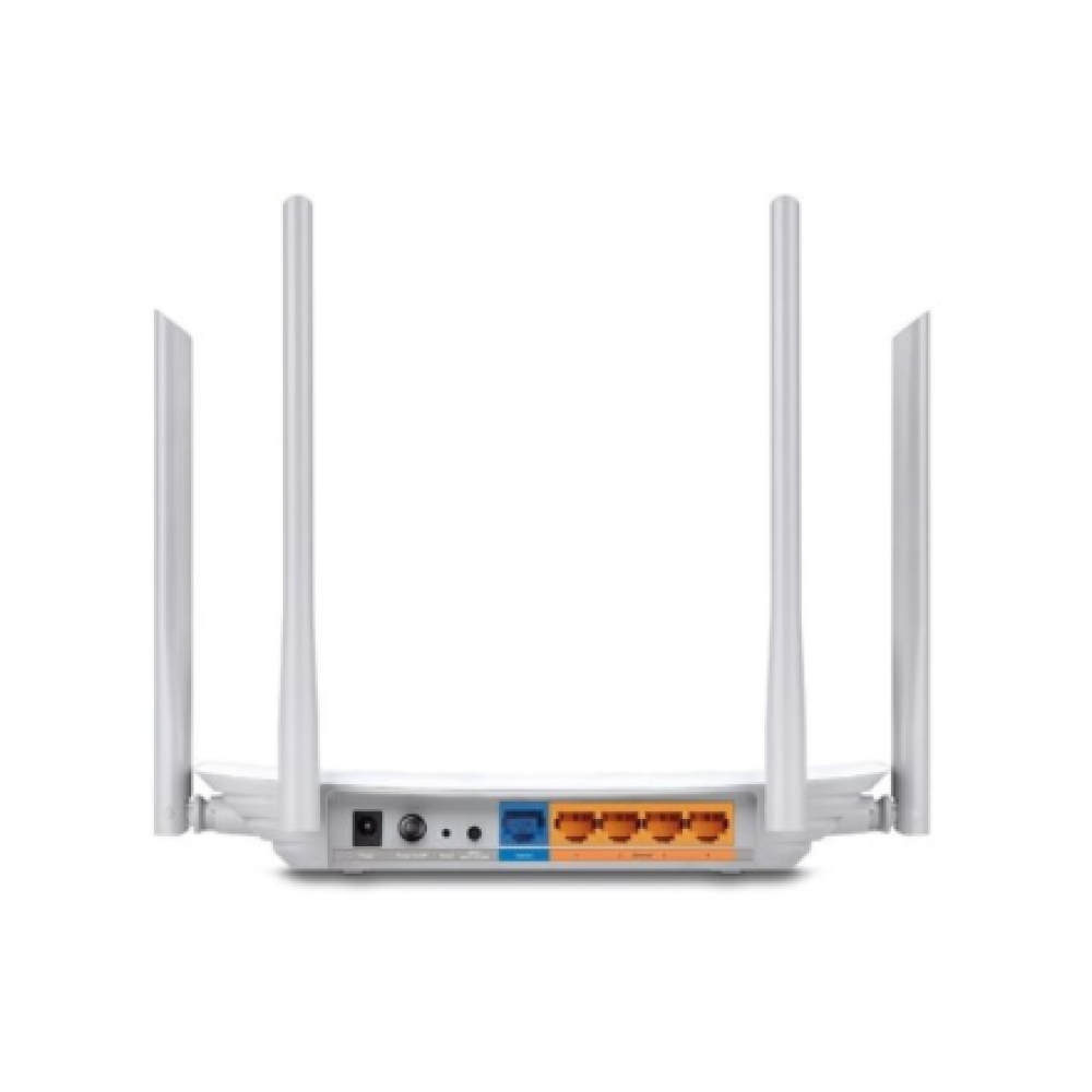 Archer C50 Router , Archer C50 , 802.11ac , 300+867 Mbit/s , 10/100 Mbit/s , Ethernet LAN (RJ-45) ports 4 , Mesh Support No , MU-MiMO No , No mobile broadband , Antenna type 2xExternal