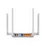 Archer C50 Router , Archer C50 , 802.11ac , 300+867 Mbit/s , 10/100 Mbit/s , Ethernet LAN (RJ-45) ports 4 , Mesh Support No , MU-MiMO No , No mobile broadband , Antenna type 2xExternal