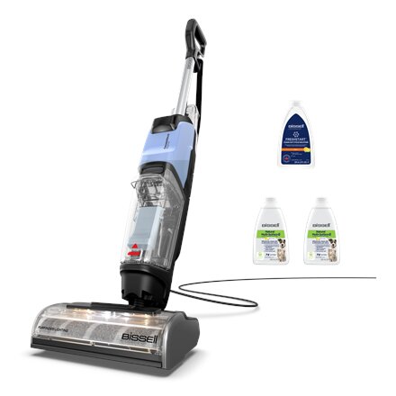 Bissell Vacuum Cleaner , CrossWave EdgeFind Select All-in-one Multi-surface , Corded operating , Washing function , 290-340 W , Black/Lake Blue/Silver