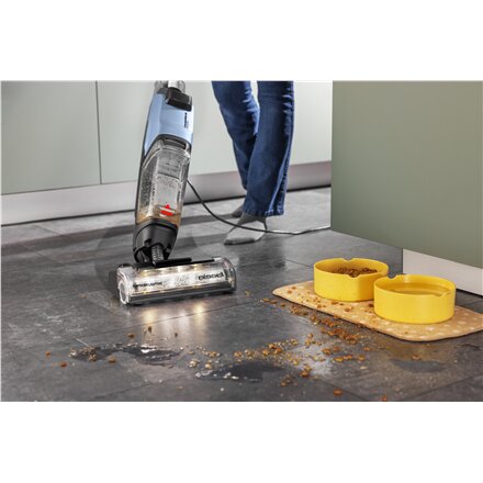 Bissell Vacuum Cleaner , CrossWave EdgeFind Select All-in-one Multi-surface , Corded operating , Washing function , 290-340 W , Black/Lake Blue/Silver