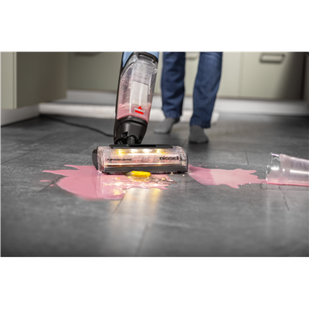 4136N Bissell Vacuum Cleaner , CrossWave EdgeFind Select All-in-one Multi-surface , Corded operating , Washing function , 290-340 W , Black/Lake Blue/Silver