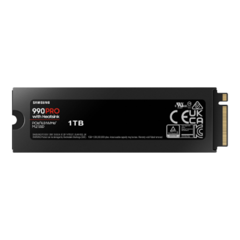Samsung , 990 PRO with Heatsink , 1000 GB , SSD form factor M.2 2280 , Solid-state drive interface M.2 NVME , Read speed 7450 MB/s , Write speed 6900 MB/s