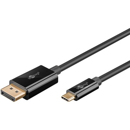 Goobay USB-C to DisplayPort Cable 4K at 60 Hz, 1 m , 75704