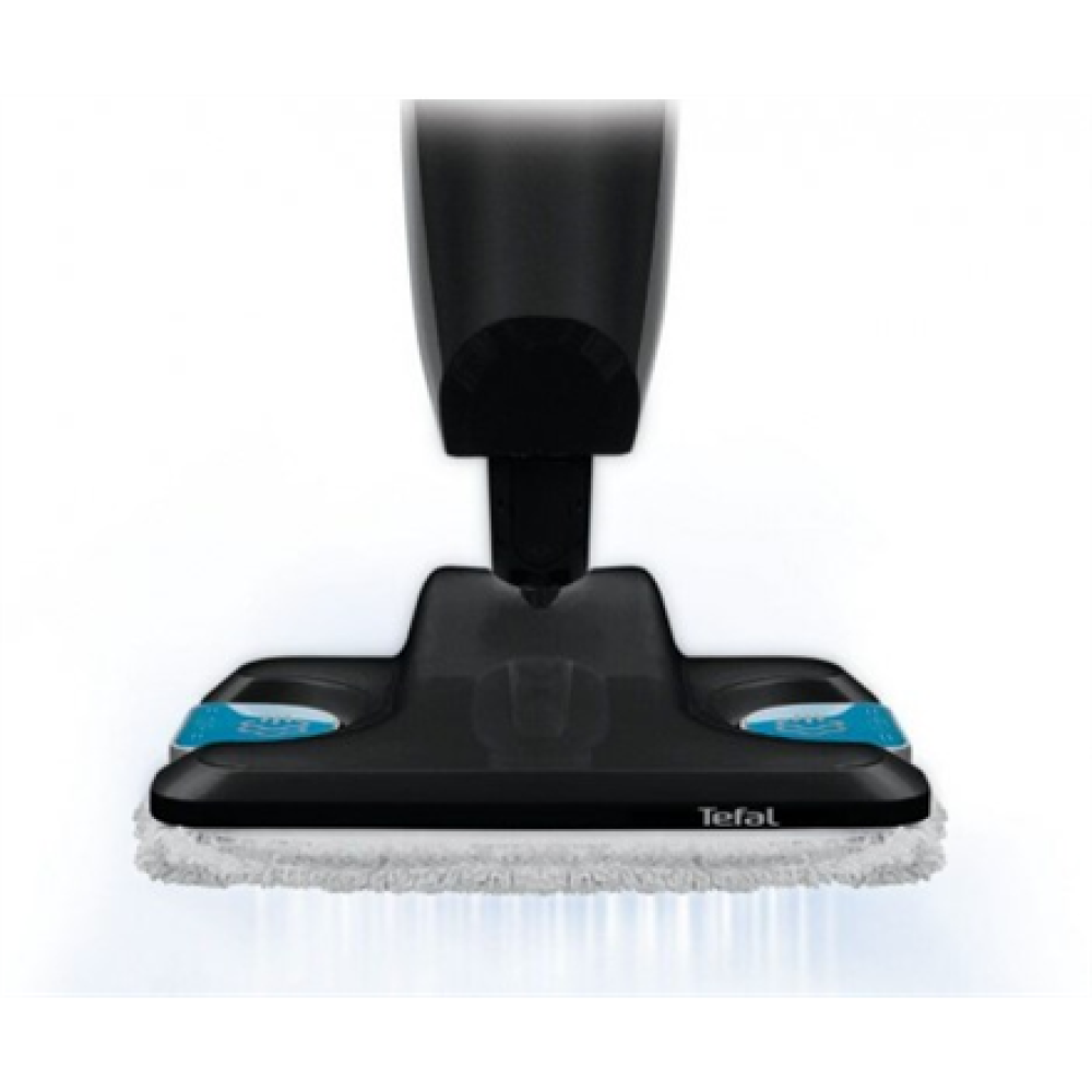 TEFAL Steam Power Handstick Mop , VP6555 , Corded operating , Washing function , Power 1200 W , Black/Light Blue