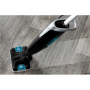 TEFAL Steam Power Handstick Mop , VP6555 , Corded operating , Washing function , Power 1200 W , Black/Light Blue