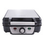 Camry , Waffle maker , CR 3025 , 1150 W , Number of pastry 4 , Belgium , Black/Stainless steel