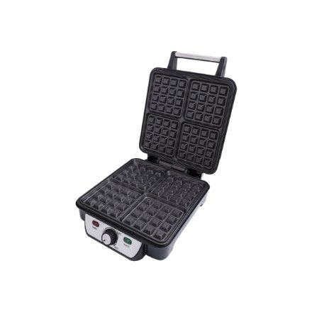 Camry , Waffle maker , CR 3025 , 1150 W , Number of pastry 4 , Belgium , Black/Stainless steel