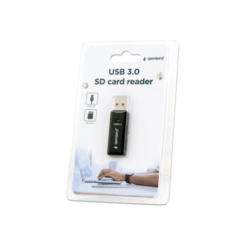 Gembird , Compact USB 3.0 SD card reader, Blister