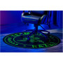 Razer Floor Rug , Black/Green