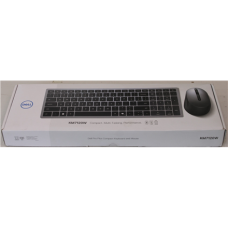 SALE OUT. , Dell , Keyboard and Mouse , KM7120W , Wireless , 2.4 GHz, Bluetooth 5.0 , Batteries included , Bluetooth , Wireless connection , US , Titan Gray , REFURBISHED