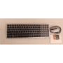 SALE OUT. , Dell , Keyboard and Mouse , KM7120W , Wireless , 2.4 GHz, Bluetooth 5.0 , Batteries included , US , REFURBISHED , Bluetooth , Titan Gray , Numeric keypad , Wireless connection