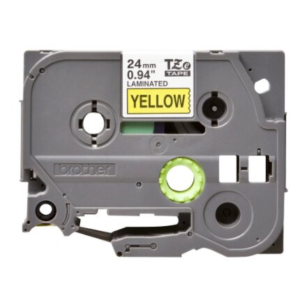 Brother , TZe-651 Laminated Tape , Black On Yellow , TZe , 8 m , 2.4 cm