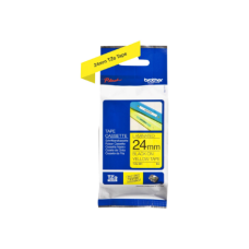 Brother , TZe-651 Laminated Tape , Black On Yellow , TZe , 8 m , 2.4 cm