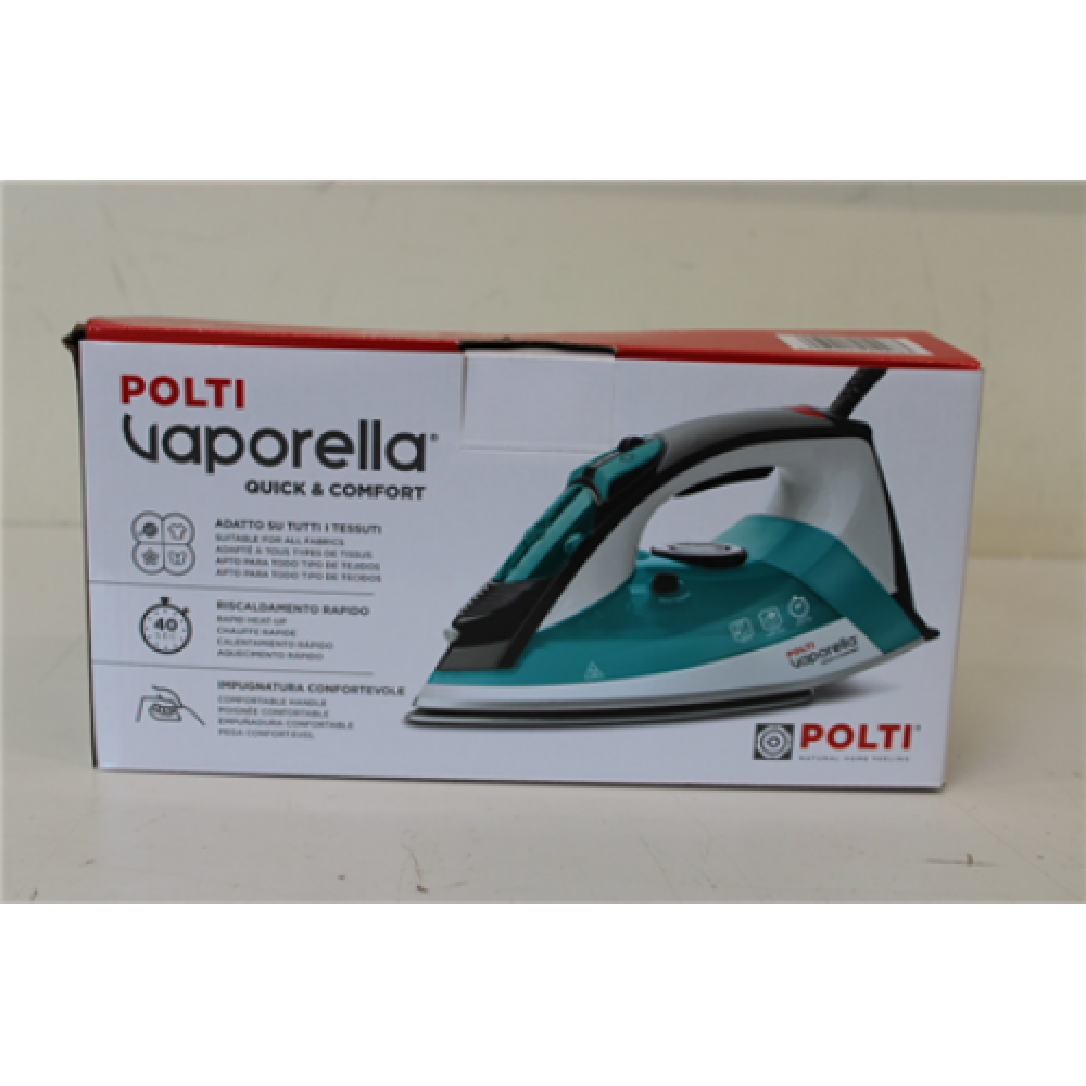 SALE OUT. POLTI PLEU0254 VAPORELLA QUICK & COMFORT QC120 Steam iron, White/Blue/Black Polti DEMO