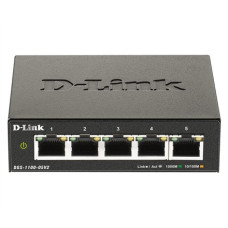 D-Link , Smart Managed Switch , DGS-1100-05V2/E , Managed L2 , Rackmountable , Gigabit Ethernet (copper) ports quantity 5