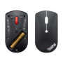 Lenovo , ThinkPad Bluetooth Silent Mouse , Wireless , Bluetooth 5.0 , Black , 1 year(s)