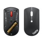 Lenovo , ThinkPad Bluetooth Silent Mouse , Wireless , Bluetooth 5.0 , Black , 1 year(s)