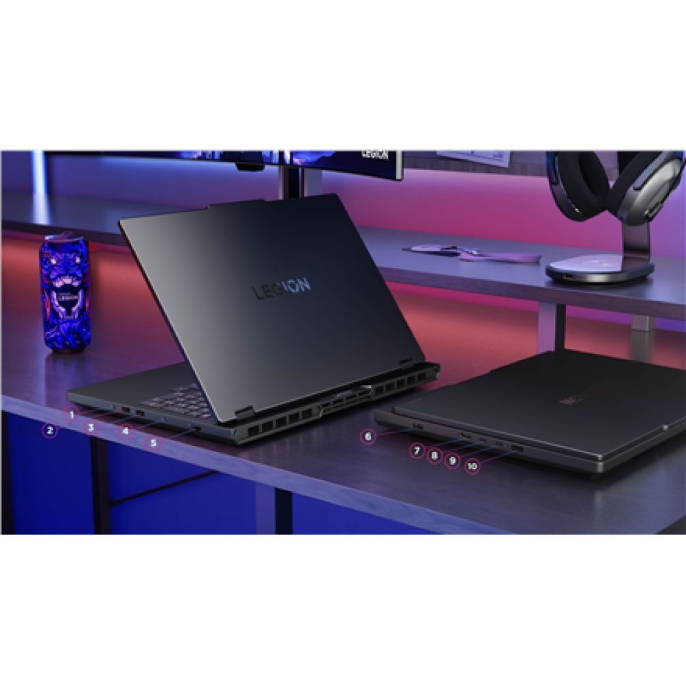 Lenovo Legion Pro 5 16IAX10H , Eclipse Black , 16 , OLED , WQXGA , 2560 x 1600 pixels , Intel Core Ultra 9 , 275HX , 32 (2x16GB) GB , SODIMM DDR5 , Solid-state drive capacity 2000 GB , NVIDIA GeForce RTX 5070 Ti , GDDR7 , 12 GB , Windows 11 Home , 802.11a