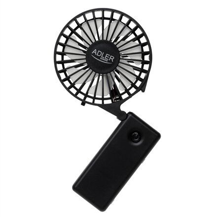 Adler Foldable Mini Fan , AD 7336 , Desk Fan , Diameter 6.5 cm , Number of speeds 1 , Black