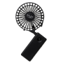 Adler Foldable mini fan , AD 7336 , Desk fan , Black , Diameter 6.5 cm , Number of speeds 1