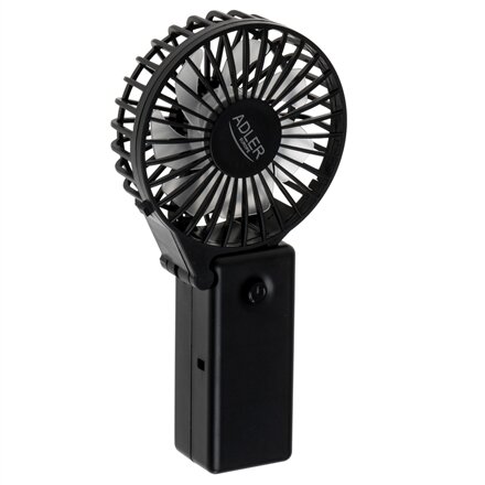 Adler Foldable Mini Fan , AD 7336 , Desk Fan , Diameter 6.5 cm , Number of speeds 1 , Black