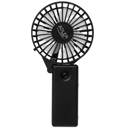 Adler Foldable Mini Fan , AD 7336 , Desk Fan , Diameter 6.5 cm , Number of speeds 1 , Black