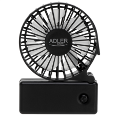 Adler Foldable mini fan , AD 7336 , Desk fan , Black , Diameter 6.5 cm , Number of speeds 1