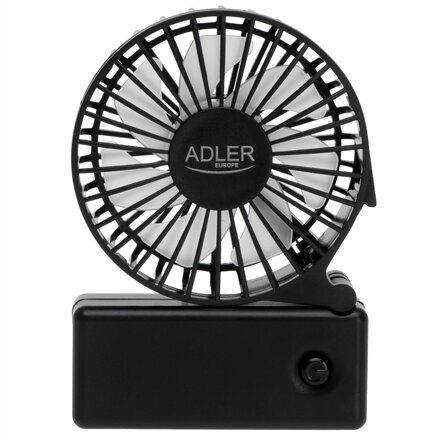 Adler Foldable Mini Fan , AD 7336 , Desk Fan , Diameter 6.5 cm , Number of speeds 1 , Black