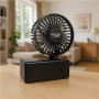 Adler Foldable Mini Fan , AD 7336 , Desk Fan , Diameter 6.5 cm , Number of speeds 1 , Black