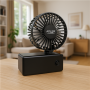 Adler Foldable mini fan , AD 7336 , Desk fan , Black , Diameter 6.5 cm , Number of speeds 1