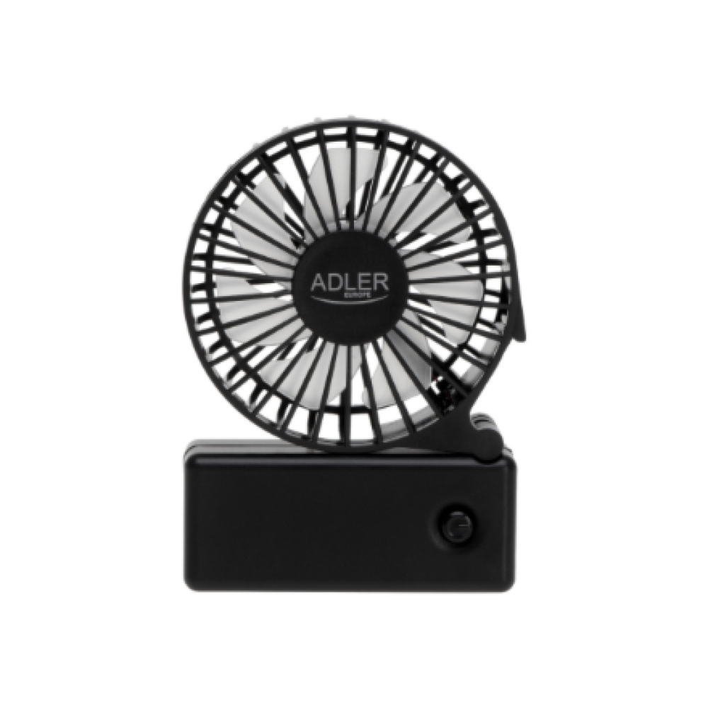 Adler Foldable Mini Fan , AD 7336 , Desk Fan , Diameter 6.5 cm , Number of speeds 1 , Black
