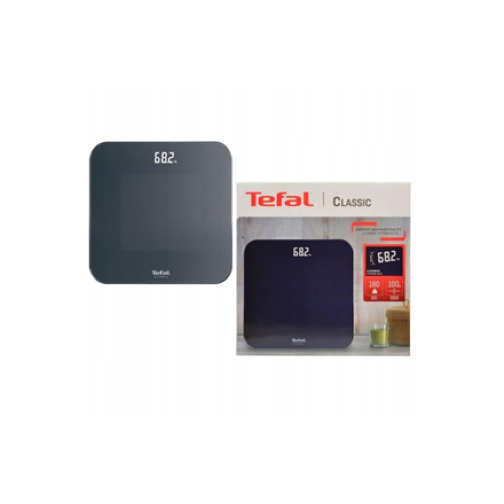 TEFAL Bathroom Scale , Classic PP1900V0 , Maximum weight (capacity) 180 , Accuracy 100 g , Dark Blue