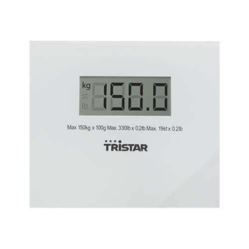 Tristar , Bathroom scale , WG-2419 , Maximum weight (capacity) 150 kg , Accuracy 100 g , White