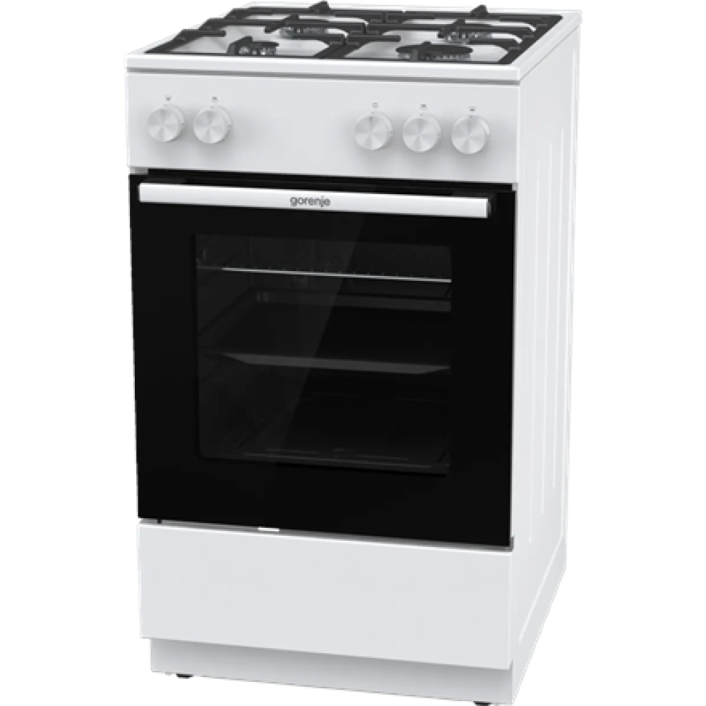 Gorenje GG5A10WFFM , Cooker , Hob type Gas , Oven type Gas , White , Width 50 cm , Grilling , Depth 59.4 cm , 70 L