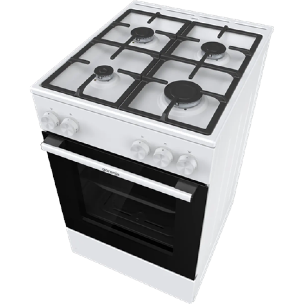 Gorenje GG5A10WFFM , Cooker , Hob type Gas , Oven type Gas , White , Width 50 cm , Grilling , Depth 59.4 cm , 70 L