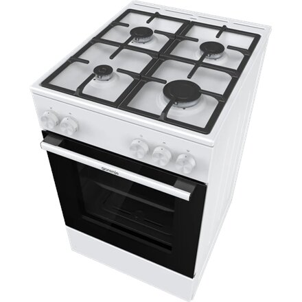Gorenje GG5A10WFFM , Cooker , Hob type Gas , Oven type Gas , White , Width 50 cm , Depth 59.4 cm , Grilling , 70 L