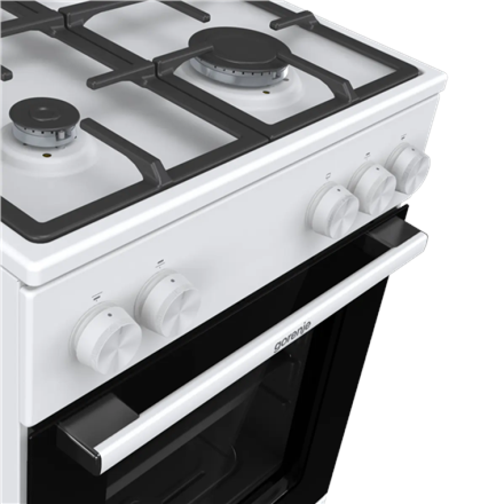 Gorenje GG5A10WFFM , Cooker , Hob type Gas , Oven type Gas , White , Width 50 cm , Grilling , Depth 59.4 cm , 70 L