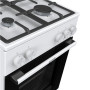 Gorenje GG5A10WFFM , Cooker , Hob type Gas , Oven type Gas , White , Width 50 cm , Depth 59.4 cm , Grilling , 70 L