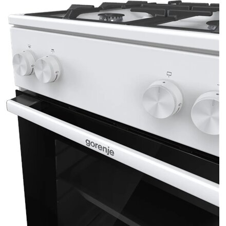 Gorenje GG5A10WFFM , Cooker , Hob type Gas , Oven type Gas , White , Width 50 cm , Depth 59.4 cm , Grilling , 70 L