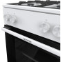 Gorenje GG5A10WFFM , Cooker , Hob type Gas , Oven type Gas , White , Width 50 cm , Depth 59.4 cm , Grilling , 70 L