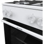 Gorenje GG5A10WFFM , Cooker , Hob type Gas , Oven type Gas , White , Width 50 cm , Grilling , Depth 59.4 cm , 70 L
