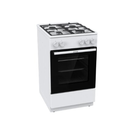 Gorenje GG5A10WFFM , Cooker , Hob type Gas , Oven type Gas , White , Width 50 cm , Depth 59.4 cm , Grilling , 70 L