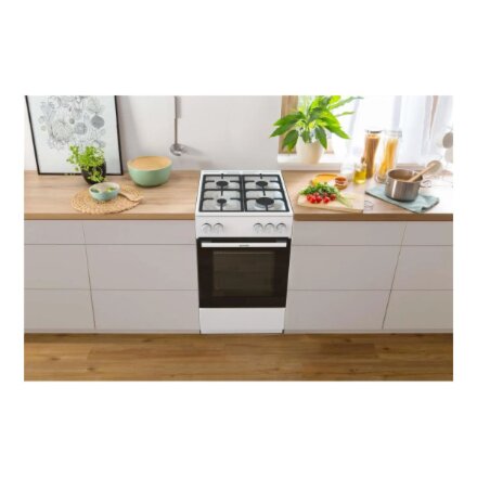 Gorenje GG5A10WFFM , Cooker , Hob type Gas , Oven type Gas , White , Width 50 cm , Depth 59.4 cm , Grilling , 70 L